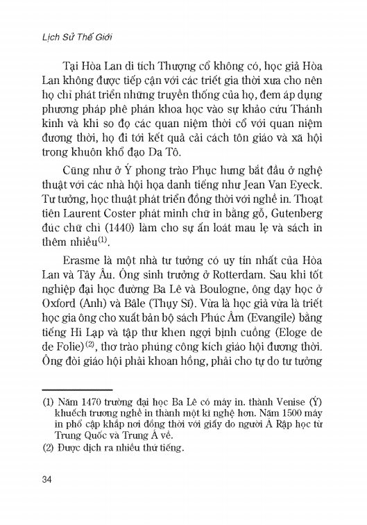 Lịch Sử Thế Giới