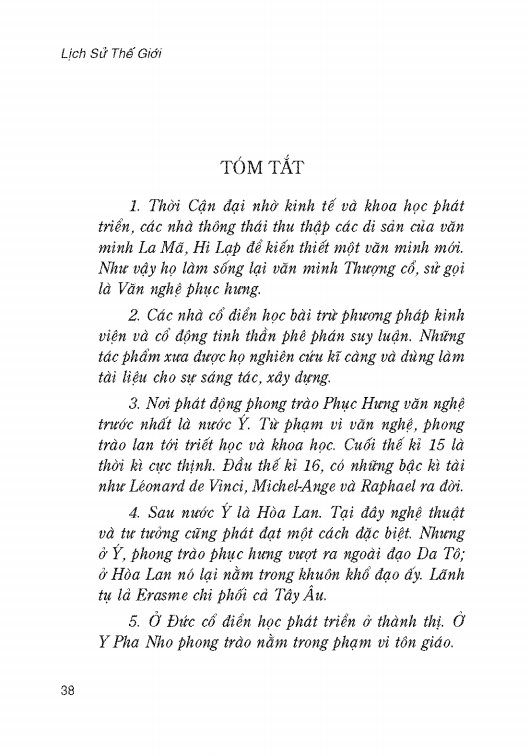 Lịch Sử Thế Giới