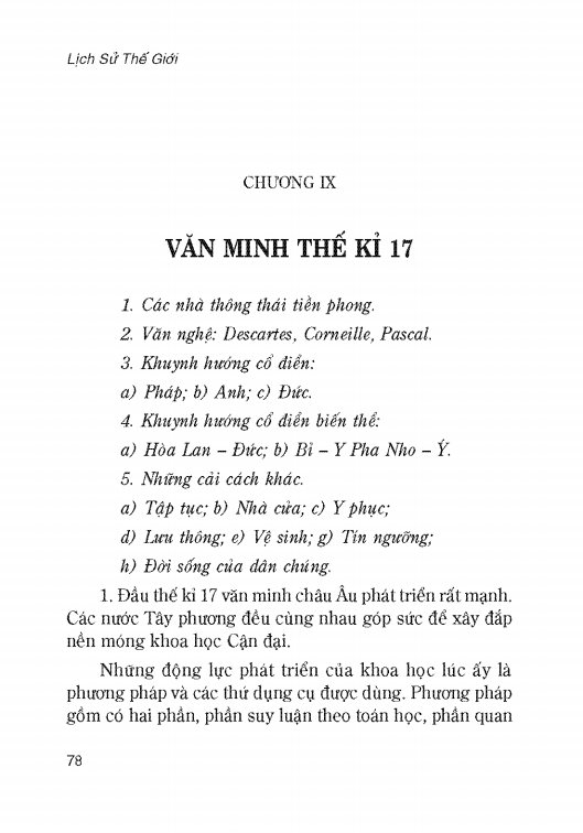 Lịch Sử Thế Giới