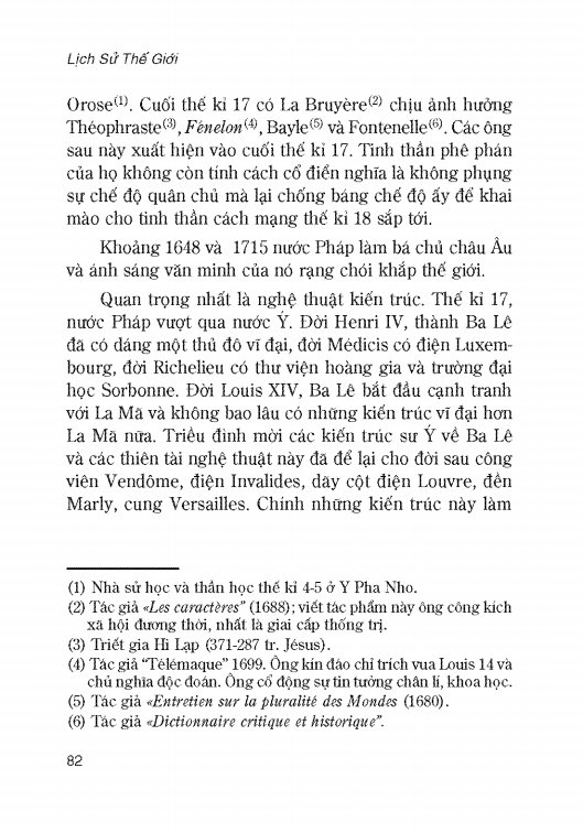 Lịch Sử Thế Giới