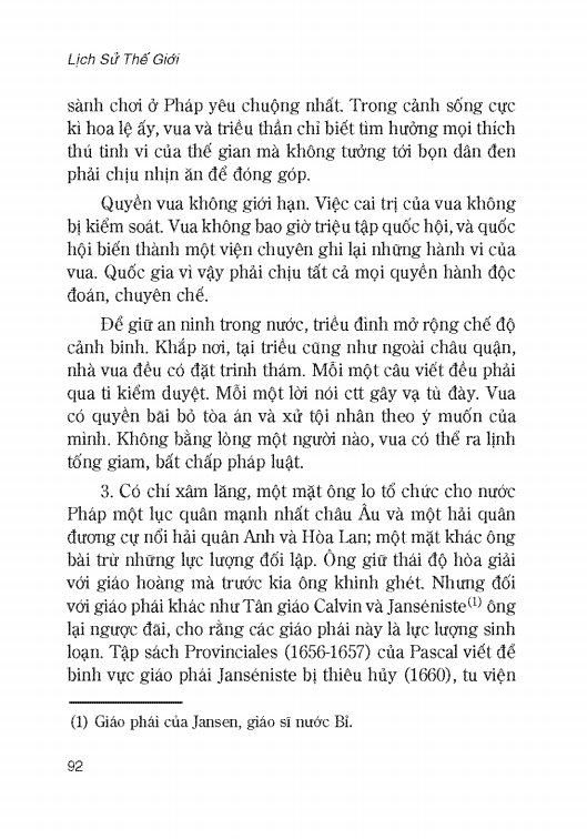 Lịch Sử Thế Giới