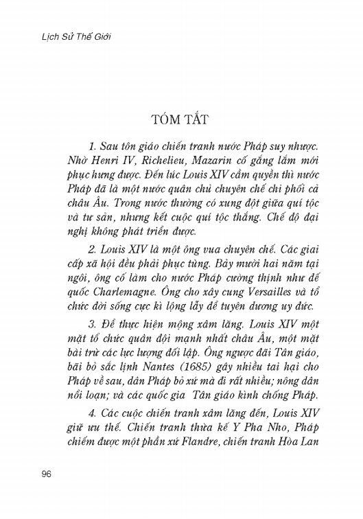 Lịch Sử Thế Giới